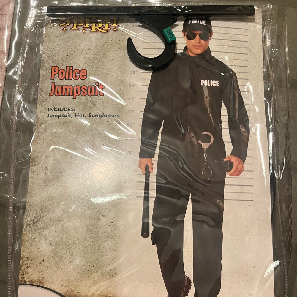 Mens police jumpsuit